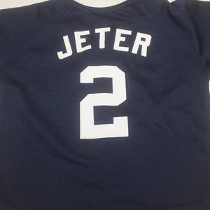 Derek Jeter Kids 4T jersey retro Russel Athletic